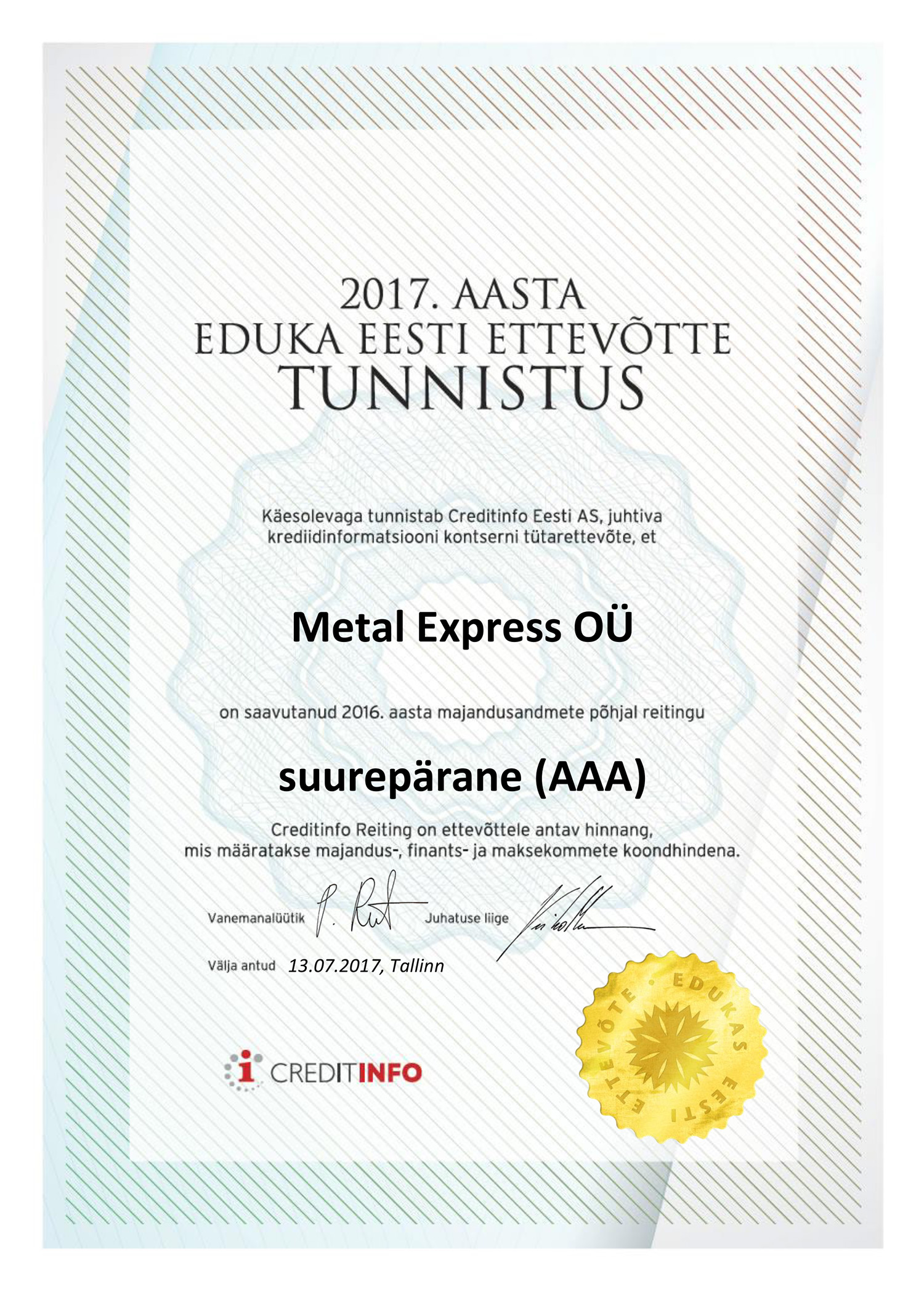 Edukas Eesti ettevõte