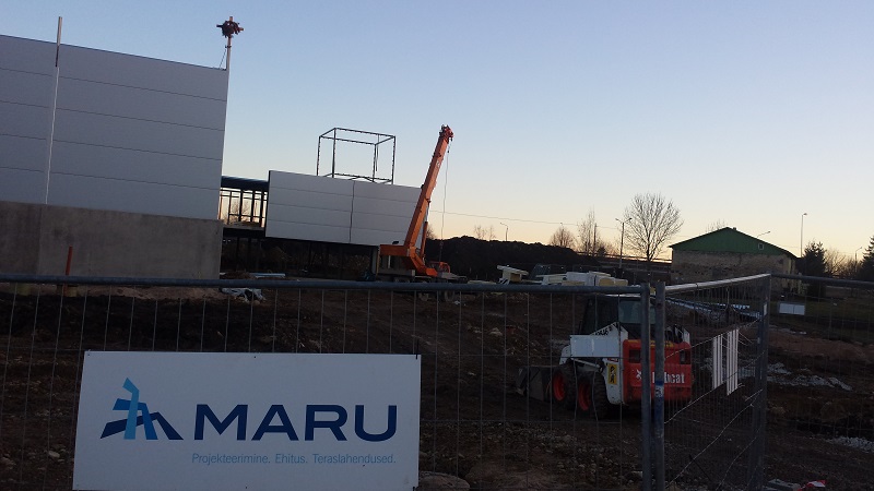 Alanud on uue hoone ehitustööd