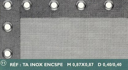 Kudumistüüp: TA INOX ENCSPE M0,87X0,87 D0,40/0,40