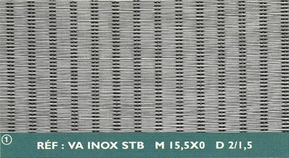 Kudumistüüp: VA INOX STB M15,5X0 D2/1,5